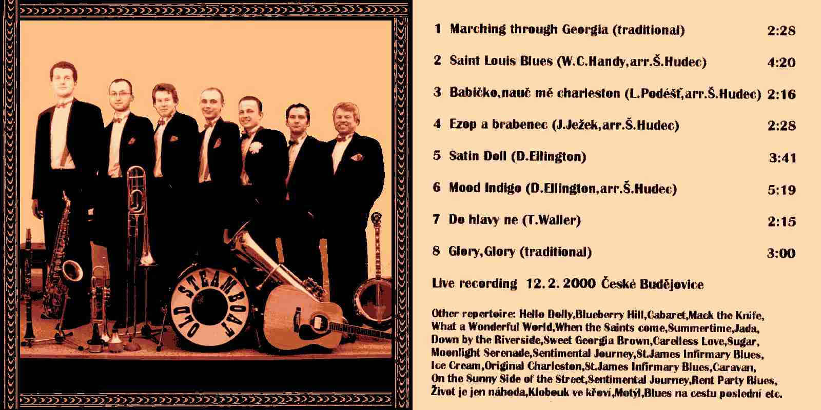 CD Old Steamboat Jazz Band